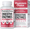 Physician's CHOICE Digestive Enzymes - Multi Enzymes, Organic Prebiotics & Probiotics for Digestive Health & Gut Health - Meal Time Discomfort Relief & Bloating - Dual Action Approach - 60 CT Infinity Warehouse
