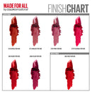 Maybelline New York Color Sensational Made for All Lipstick, Matte Red Lipstick, 382 RED FOR ME Maybelline New York