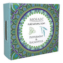 Mosaic All Natural Soaps w/ Organic Ingredients, Shampoo Bar Soap, Vegan Soap, Cold Pressed, Hand Soap, Body Soap Bars for Men and Women, Moisturizing, Soap Bar Gift Set 4.0 oz (PREMIUM 1) AnatoliaDaphne