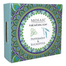 Mosaic All Natural Soaps w/Organic Ingredients, Shampoo Bar Soap, Vegan Soap, Cold Pressed, Hand Soap, Body Soap Bars for Men and Women, Moisturizing, Soap Bar Gift Set 4.0 oz (PREMIUM 1) AnatoliaDaphne