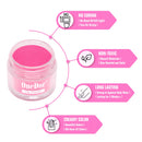 OneDor Nail Dip Dipping Powder – Acrylic Color Pigment Powders Pro Collection System, 1 Oz. (33) Onedor