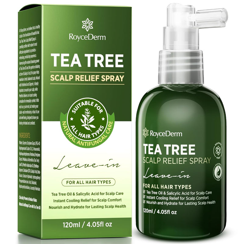 Roycederm Tea Tree Care Bundle: Antifungal Body Wash & Scalp Relief Spray Infinity Warehouse