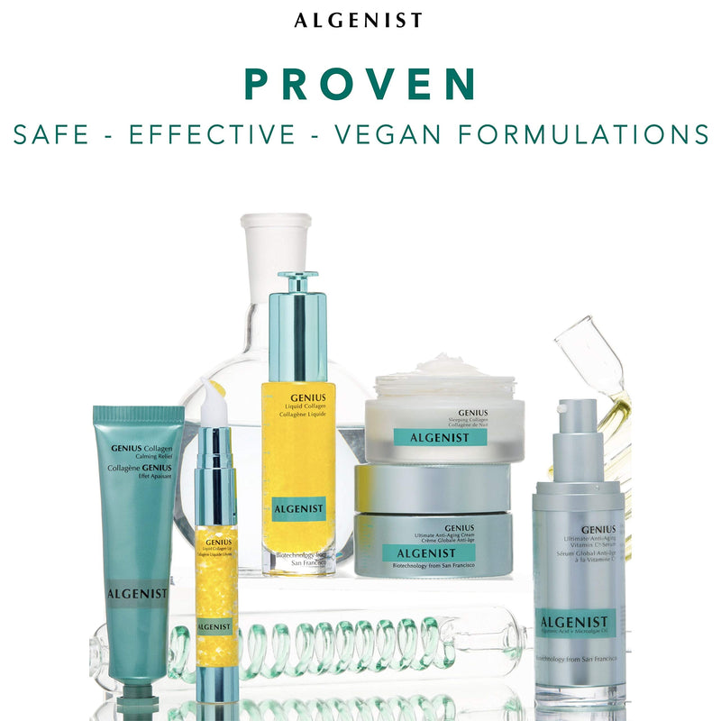 Algenist POWER Advanced Wrinkle Fighter 360° Eye Serum, Travel - Vegan & Fragrance-Free Under Eye Treatment - Non-Comedogenic & Hypoallergenic Skincare (5ml / 0.17oz) Algenist