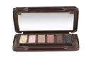 BYS On-The-Go Eyeshadow Palette,Six Shades with Mirror and Applicator, Nude BYS