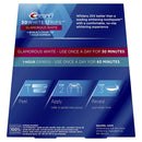Crest 3D Whitestrips Glamorous White, Teeth Whitening Kit, 16 Treatments (32 Individual Strips) + 2 Bonus 1-Hour Express Treatments Crest