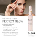 BABOR Perfect Glow Ampoule Serum Concentrates, Perfection Peptide P3 and Glow Pigments to Plump and Even Skin Tone, Brighten and Revitalize Dull and Dry Skin