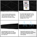 GEX Wig Grip Band Adjustable Wig Comfort Band with Adjustable Hook and Loop Fastener Non Slip Breathable Thin Head Hair Band to Keep Wig Secured and Prevent Headaches (Black) gexworldwide