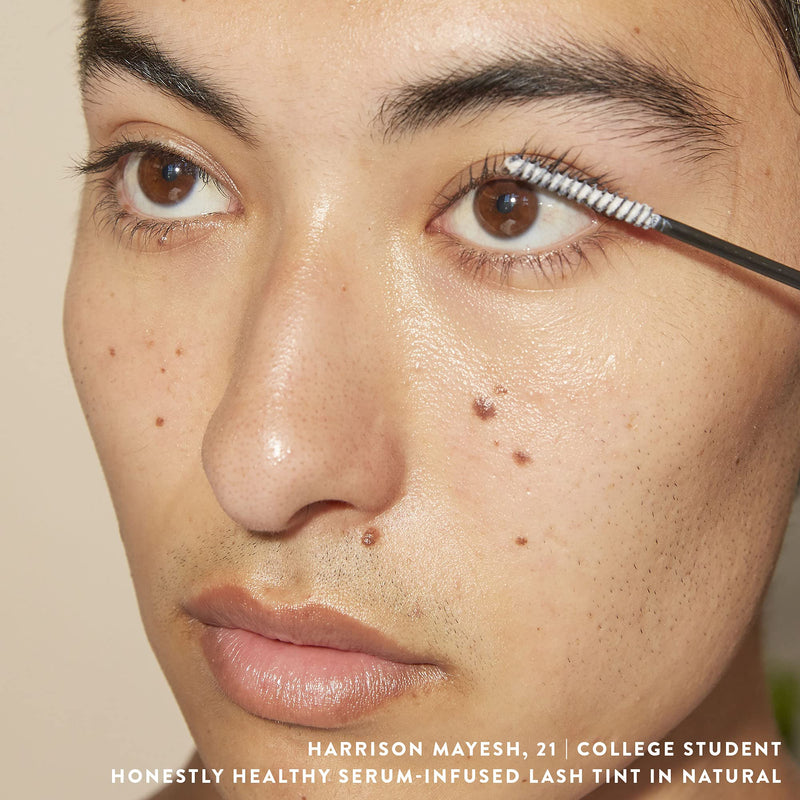 Honest Beauty Honestly Healthy Lash Tint, Clear with Castor Oil |Serum-Infused Lash Tint | EWG Certified + Ophthalmologist Tested + Cruelty Free | 0.27 fl.oz. Honest Beauty