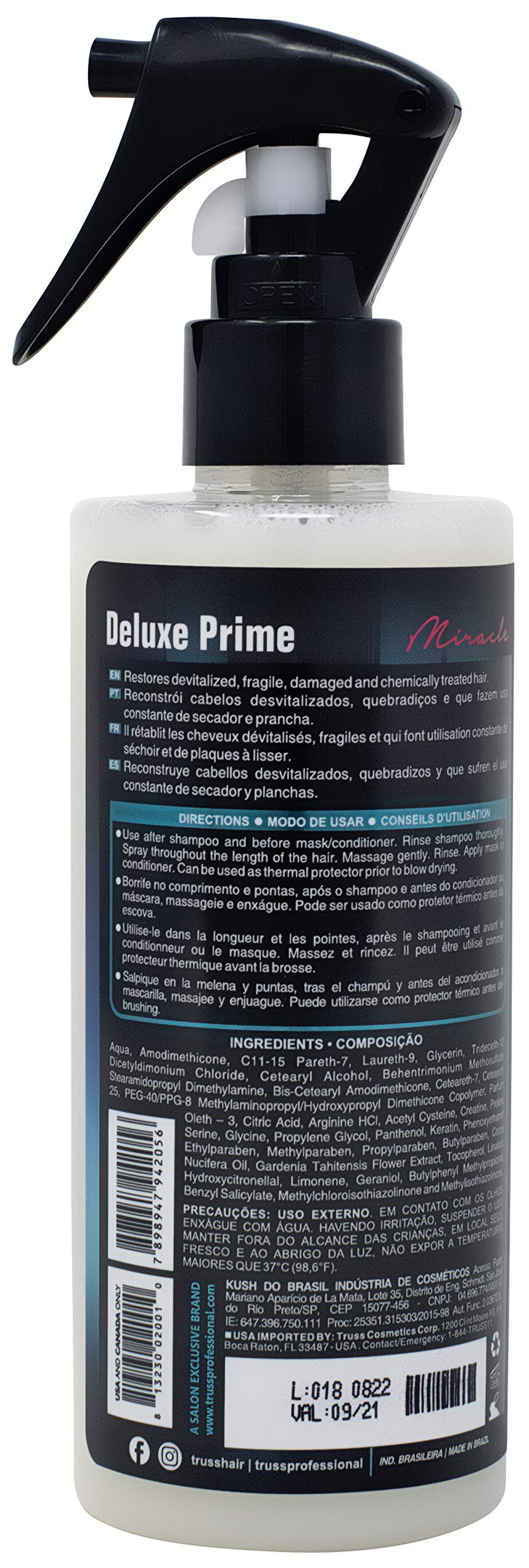 Truss Deluxe Prime Hair Treatment TRUSS