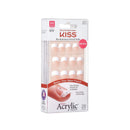 KISS Salon Acrylic French Nails 28pc Rumour Mill KSA12 KISS