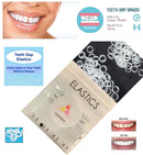 IVORIE Dental Teeth Gap Orthodontic Bands Clear Elastic 100/Pk (1/8" Light) IVORIE
