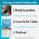 Just For Men Mustache & Beard, Beard Coloring for Gray Hair with Brush Included for Easy Application, With Biotin Aloe and Coconut Oil for Healthy Facial Hair - Deep Dark Brown, M-46, 3 Pack Just for Men
