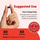 Micro Ingredients Astaxanthin 12mg with MCT Oil, 60 Softgels | Fresh Microalgae Source | Triple Strength, Easy to Swallow, Non-GMO, Gluten Free, Soy Free Infinity Warehouse