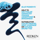 Redken Color Extend Brownlights Blue Shampoo | Hair Toner For Natural & Color-Treated Brunettes | Tones & Neutralizes Brass In Brown Hair | Sulfate Free Shampoo REDKEN