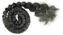 Mehron Makeup Crepe Hair 12-inch Braid (Dark Grey) Mehron Store