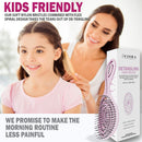 Fiora Naturals Hair Detangling Brush -100% Bio-Friendly Detangler hair brush w/Ultra-soft Bristles- Glide Through Tangles with Ease - For Curly, Stright, Women, Men, Kids, Toddlers, Wet and Dry Hair Fiora Naturals Store