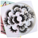 25mm Lashes Mink 7 Pairs Faux Mink Eyelashes Dramatic Long False eyelashes HICOCU Store