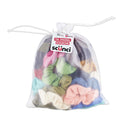 Scunci "The Original Scrunchie" Comfy, Colorful Waffle Knit in a Convenient Drawstring Storage Bag, Assorted, 36 Count Scunci