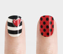 Vivace 4Pack 48Tips Mixed Junior Preglued Sticker Art Nails,2 Dream Fake Nail, 2 Color Changing Nail (Mixed Nail 1) Vivace