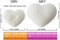 Konjac Sponge Set, 3 Pack Exfoliating and Cleansing Facial Sponges - Pure Konjac Glucomannan - Easy-Grip Heart Shape - for Delicate and Sensitive Skin - Premium Bath Supplies by The Beauty Shelf The Beauty Shelf