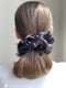 ANYA accessories Oversized Scrunchie | Extra Large Organza Look Hair Tie (Black Pearl) ANYA accessories Store