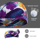 Headbands for Women, Bohemian Style Yoga Elastic Headwraps Head Wrap Hair Band 8 Pack (style-1) ZUOSIVNAT