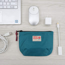 Rough Enough Travel Pouch Cable Organizer Bag Small Makeup Bag for Purse with Zipper in Nylon RE ROUGH ENOUGH