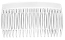 France Luxe 18 Tooth French Side Comb Pair - Clear France Luxe