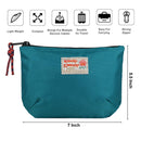 Rough Enough Travel Pouch Cable Organizer Bag Small Makeup Bag for Purse with Zipper in Nylon RE ROUGH ENOUGH