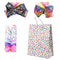 PANTIDE 8Pcs JOJO Bow Hair Clips- 8 Inch Large Sparkly Glitter Sequin Hair Bows and 5 Inch Rainbow Unicorn Grosgrain Ribbon Hair Bows, Alligator Hair Clips Hair Barrettes Accessories with Gift Bag PANTIDE Store
