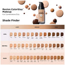 Liquid Foundation by Revlon, ColorStay Face Makeup for Halloween Makeup Kit, Combination & Oily Skin, SPF 15, Medium-Full Coverage with Matte Finish, Buff (150), 1.0 oz REVLON