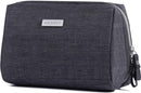 Large Makeup Bag Zipper Pouch Travel Cosmetic Organizer for Women and Girls (Large, Dark Grey) Narwey Store