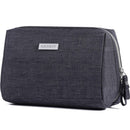 Large Makeup Bag Zipper Pouch Travel Cosmetic Organizer for Women and Girls (Large, Dark Grey) Narwey