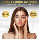 Dolce Black Bronzer Tanning Lotion - Outdoor/Indoor Tanning Lotion for Tattoo & Color Fade Protection - Anti-Orange, Anti-Aging & Anti-Wrinkle Natural Tanning Lotion - for Men & Women Dolce Black