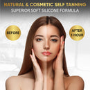 Dolce Black Bronzer Tanning Lotion - Outdoor/Indoor Tanning Lotion for Tattoo & Color Fade Protection - Anti-Orange, Anti-Aging & Anti-Wrinkle Natural Tanning Lotion - for Men & Women Dolce Black