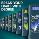 Degree Men Advanced Protection Antiperspirant Deodorant Cool Rush 4 count 72-Hour Sweat and Odor Protection Antiperspirant For Men With MotionSense Technology 2.7 oz Infinity Warehouse