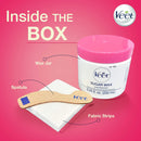 Veet Sugar Wax Hair Remover - Contains 12 Fabric Strips & 1 Spatula with a Temperature Indicator (Pack of 3) Veet