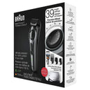 Braun Beard Detail Trimmer, Hair Clippers for Men, Cordless & Rechargeable, Mini Foil Shaver with Gillette ProGlide Razor, Silver, 10 Piece Set Braun