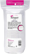 Swisspers Premium 100 Percent Cotton Ovals, Reclosable Bags, 50 Count Bags, 2 Pack (100 Count Total) Swisspers
