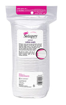Swisspers Premium 100 Percent Cotton Ovals, Reclosable Bags, 50 Count Bags, 2 Pack (100 Count Total) Swisspers
