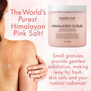 Majestic Pure Himalayan Salt Scrub and Orange Scrub Bundle – Exfoliating and Moisturizing Body scrub Combo MAJESTIC PURE