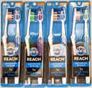 Reach Advanced Design Full Head Soft Toothbrush, Assorted Colors, 2 Count (Pack of 4) Total 8 Toothbrushes Reach