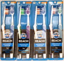 Reach Advanced Design Full Head Soft Toothbrush, Assorted Colors, 2 Count (Pack of 4) Total 8 Toothbrushes REACH