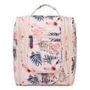 Hanging Travel Toiletry Bag Cosmetic Make up Organizer for Women and Men (Medium, Beige Bird) Narwey