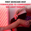 Mito Red Light - MitoAURA™: Red Light Therapy-Enhancing Face & Body Spray- Light-Responsive Glow Spray with Copper Peptides & Blue Spirulina - Boost Radiance, Firmness & Skin Vitality- 4 FL OZ Infinity Warehouse
