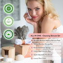 MUEROSA All in One Facial Cleansing Skincare Set | 14 pcs Reusable Bamboo Makeup Remover Pads | Exfoliating Konjac Sponge | Face Cloth | Adjustable Headband | Bamboo Storage Box | Laundry Bag Muerosa