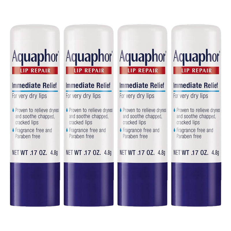 Aquaphor Lip Repair Stick, Moisturizing Lip Balm Pack, Relieves Dryness, 0.17 Oz Stick, Pack of 2 Infinity Warehouse
