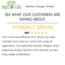 Tree of Life Vitamin C Brightening Facial Serum with Moisturizing Vitamin E for Glowing Radiant Skin; Smoothing Boost Serum for Face, Clean Dermatologist-Tested Skin care, 1 Fl Oz Tree of Life Beauty