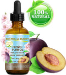 PLUM OIL French. 100% Pure/Natural/Virgin/Unrefined/Undiluted Cold Pressed Carrier Oil. For Face, Hair and Body. (0.5 Fl.oz - 15 ml.) Botanical Beauty