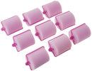 Conair Jumbo Self-Fastening Foam Rollers in Reusable Zipper Case in Pink, 9 Count Conair